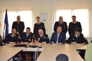 Predstavniki gasilskih društev pri županu 2